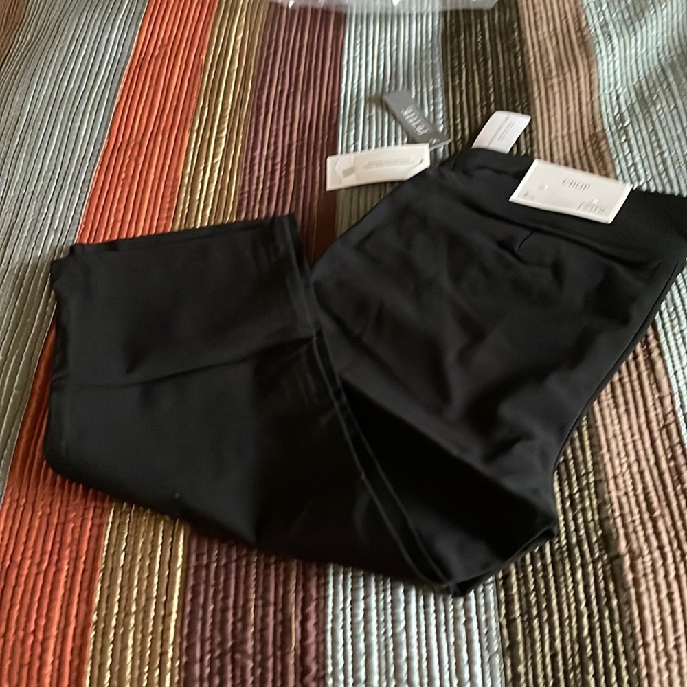 Six petite black crop pants Christopher Banks